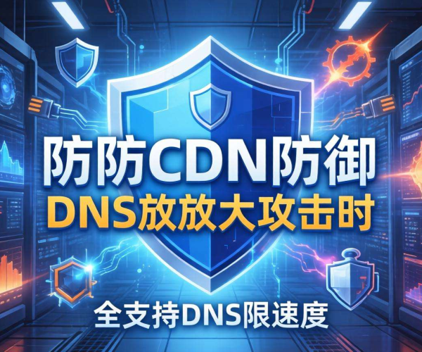 高防CDN防御DNS放大攻击：是否支持DNS限速引关注