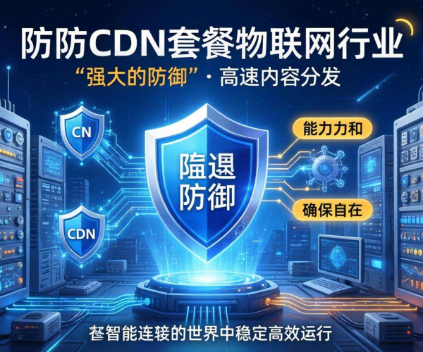 高防CDN套餐助力物联网行业，保障数据安全与流畅传输