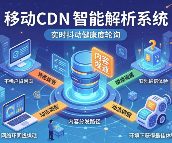 移动屏蔽CDN的智能解析是否支持按实时抖动健康度轮询