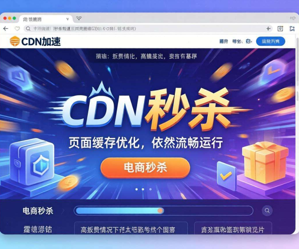 电商CDN加速：有效缓存秒杀页面，助力秒杀活动高效开展