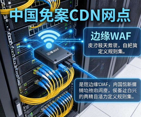 国内免备案CDN的节点是否支持边缘WAF自定义规则集