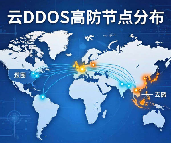 华为云DDoS高防节点分布图：展现全球防护布局保障网络安全