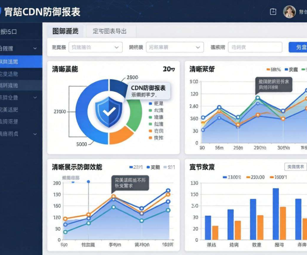 香港高防CDN的防御报表是否支持自定义图表导出