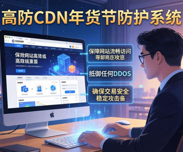 电商年货节流量洪峰来袭，高防CDN为交易安全保驾护航