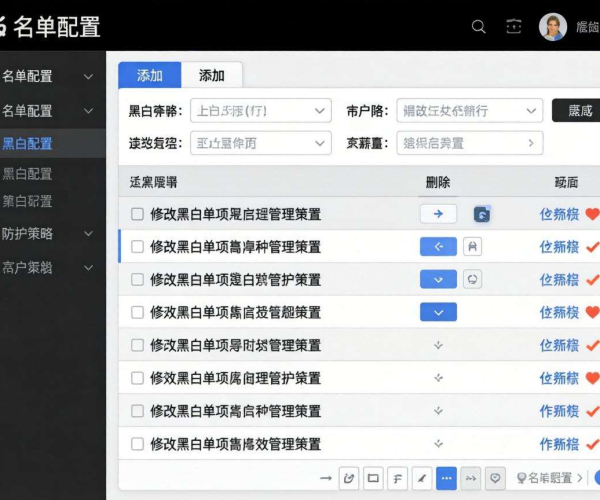 CC防护策略黑白名单配置：保障网络安全的关键举措
