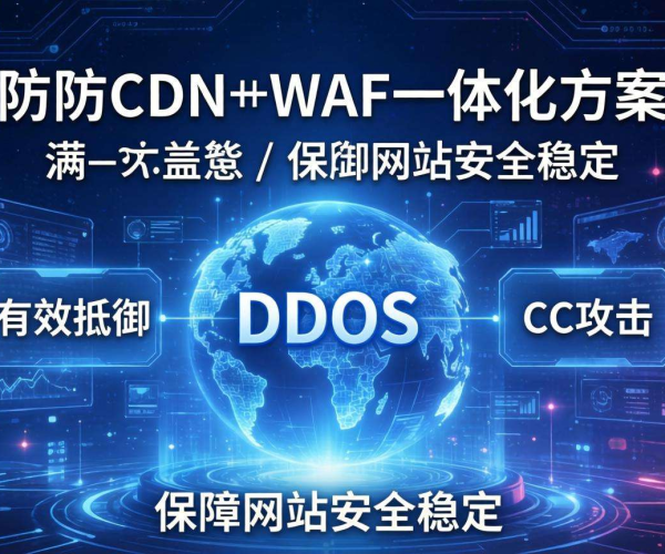 DDoS与CC防护一体化方案：高防CDN结合WAF全方位守护网络安全