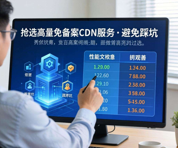 免备案CDN服务商怎么选？掌握这些要点避免踩坑