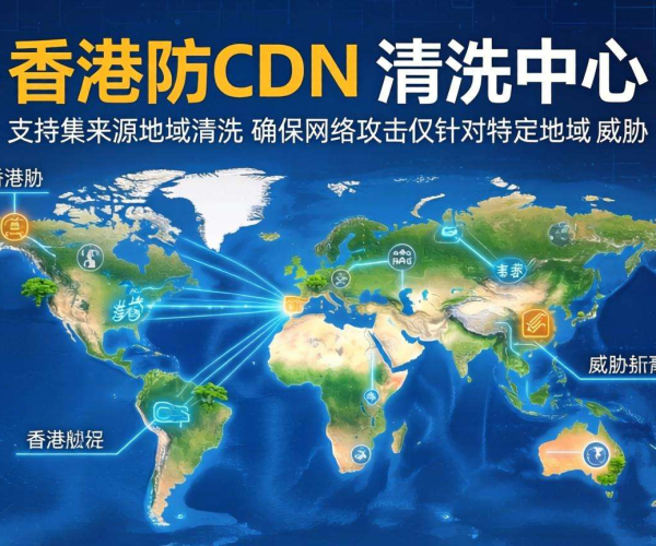 香港高防CDN的清洗中心是否支持按来源地域清洗