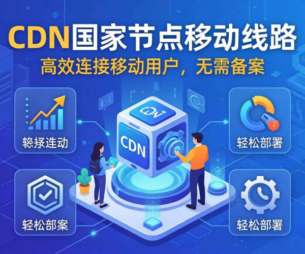 免备案CDN国内节点移动线路：高速稳定，畅享网络加速新体验