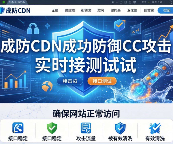 实测网站接口：高防CDN能否有效防御CC攻击？