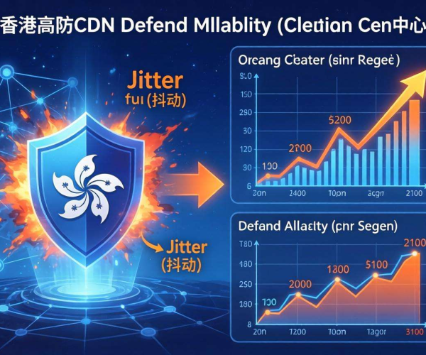 香港高防CDN防御能力与清洗中心Jitter的内在关联解析
