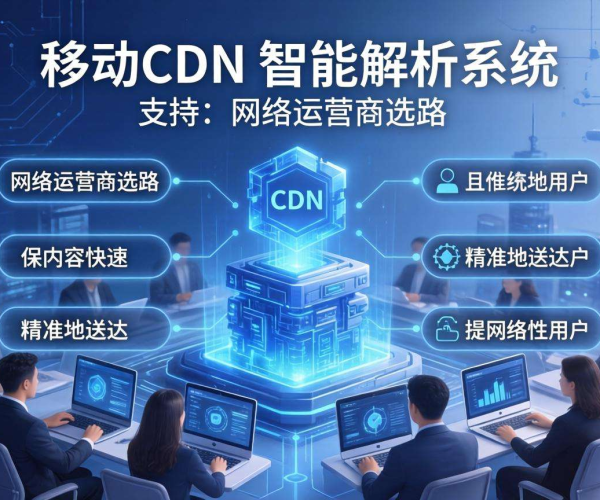 移动屏蔽CDN智能解析：能否支持按网络运营商选路？