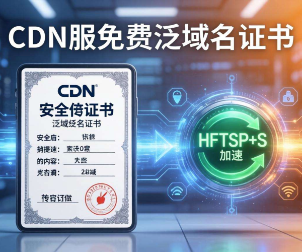 免备案CDN的HTTPS加速：是否支持免费泛域名证书？