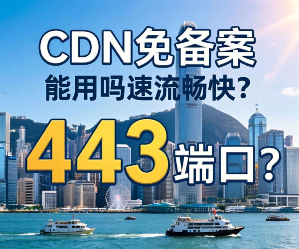 香港CDN免备案能否使用443端口？一文为你揭秘