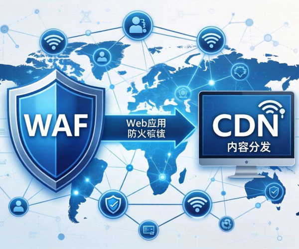 WAF与CDN组合防御架构图：构建网络安全坚固防线