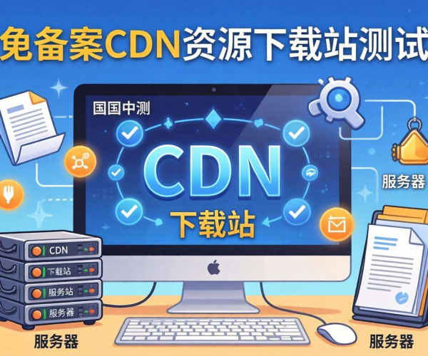 国内免备案CDN资源下载站实测：性能、速度与稳定性大揭秘