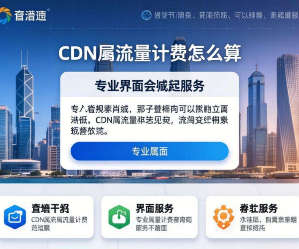 香港CDN按流量计费的计算方法解析