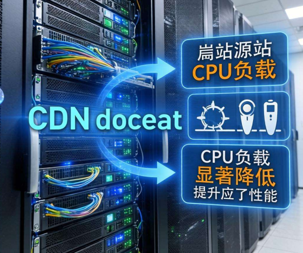 香港服务器搭配CDN，源站CPU负载究竟能降低多少？