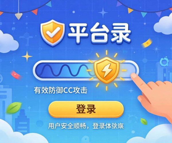 游戏平台CC攻击防范：登录图形滑块验证的关键作用与优势