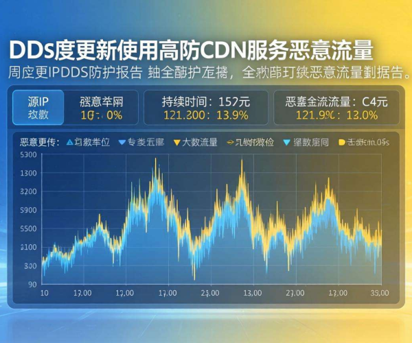DDoS高防CDN防护报表周报订阅，为您的网络安全保驾护航