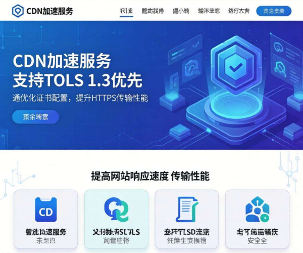 国内CDN的HTTPS加速是否支持TLS1.3优先
