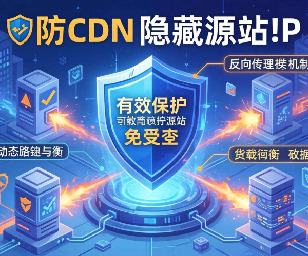 高防CDN：隐藏源站IP的反向代理利器