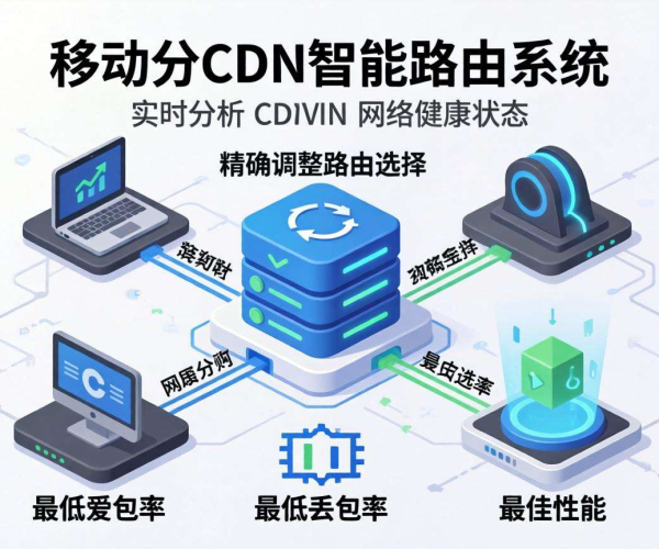 移动屏蔽CDN的智能路由是否支持按实时丢包率健康度返回IP
