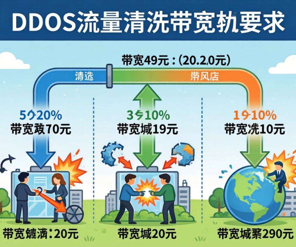 DDoS流量清洗的带宽要求：关键指标、影响因素与适配策略
