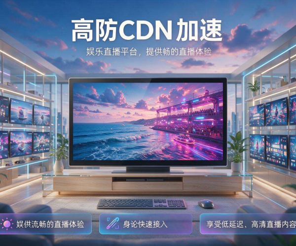 高防CDN为娱乐直播筑牢安全防护与流畅加速双屏障