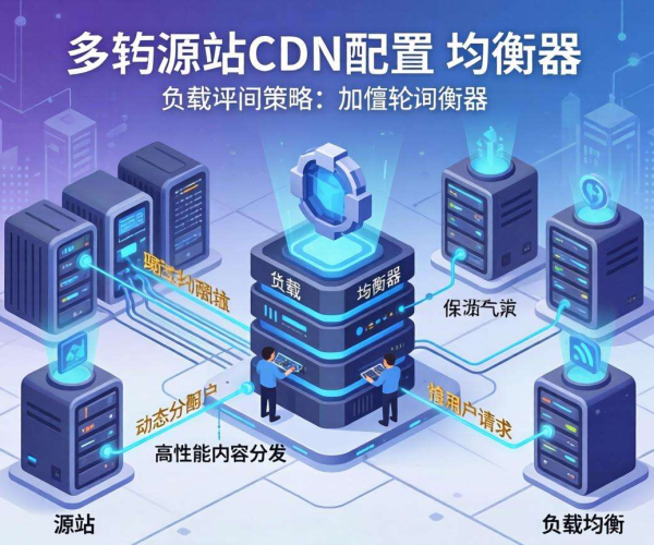 多源站CDN配置：实现负载均衡加权轮询的方法与优势
