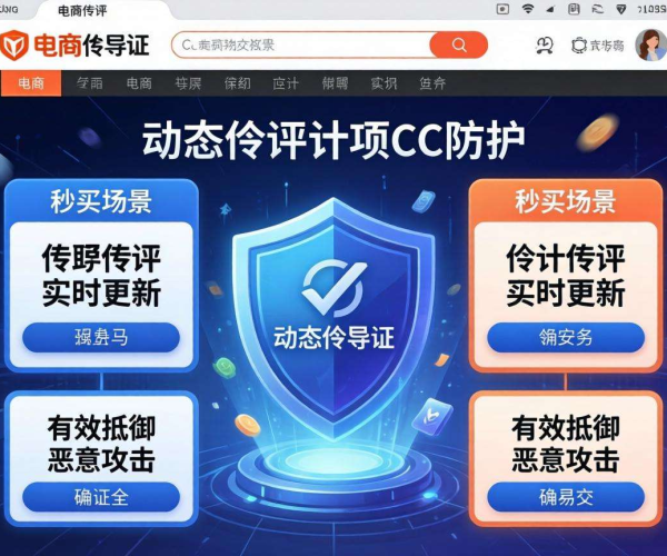电商网站CC防护：秒杀场景下动态令牌的应用与优势