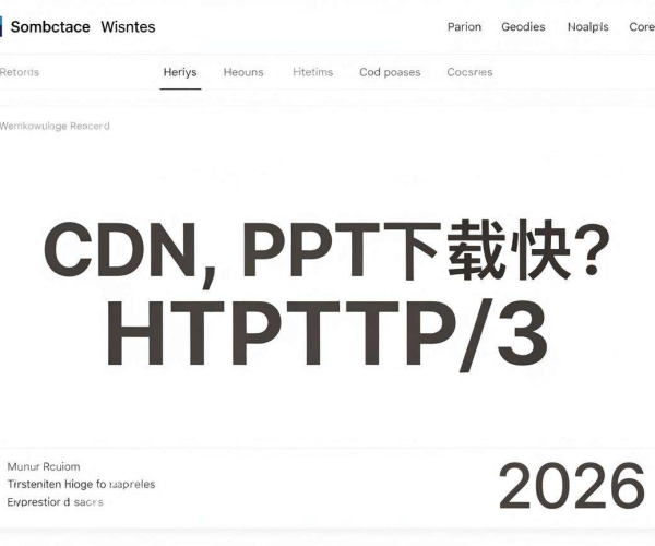 企业官网CDN加速：电子画册PPT下载快，支持HTTP/3至2026