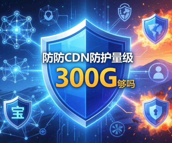 高防CDN防护量级300G够吗？解析不同场景下的需求与应对