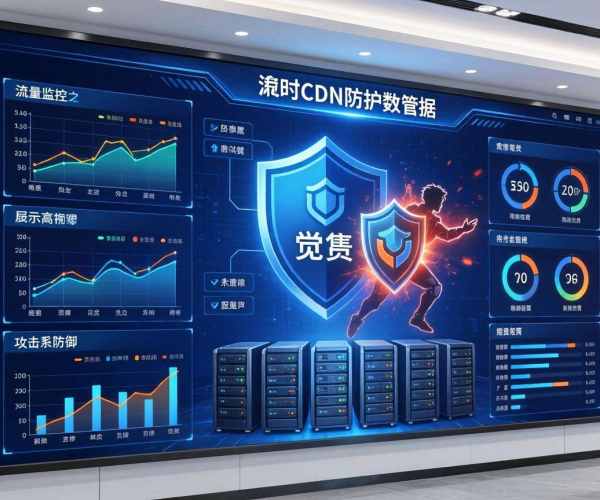 DDoS高防CDN防护数据大屏：实时洞察，守护网络安全防线