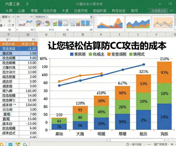 防CC攻击成本计算：拥有心中有数的计算公式工具Excel