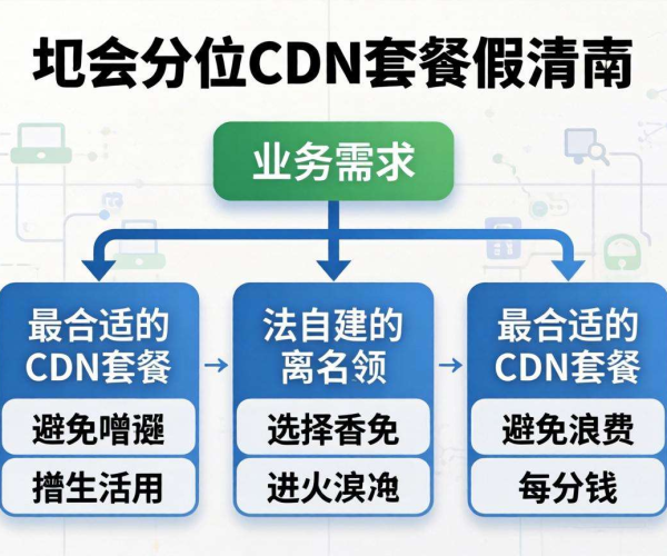 CDN套餐选择决策树:如何不浪费每一分钱