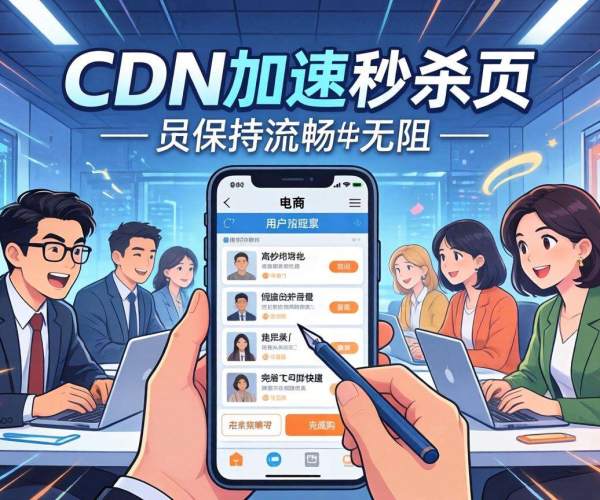 电商CDN加速助力，打造丝滑不卡顿的秒杀页面体验