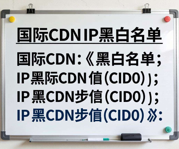 国内CDN的IP黑白名单是否支持CIDR格式