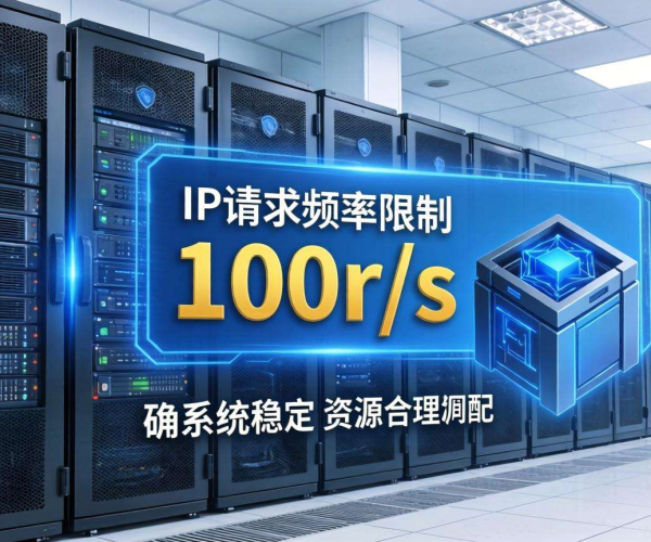 单IP请求频率限制设为100r/s，保障系统稳定与安全的合理之选