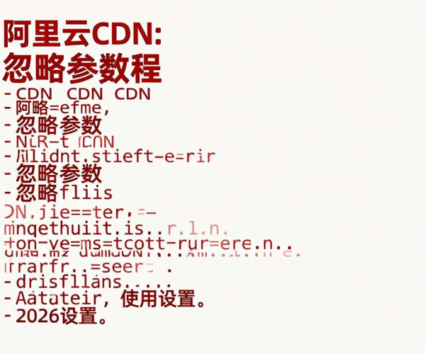 阿里云CDN忽略参数2026设置使用：CDN忽略查询字符串缓存配置教程