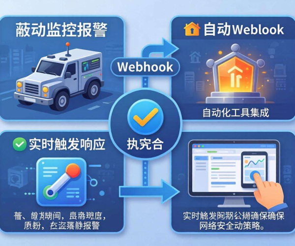 域名移动屏蔽的监控报警如何与Webhook联动
