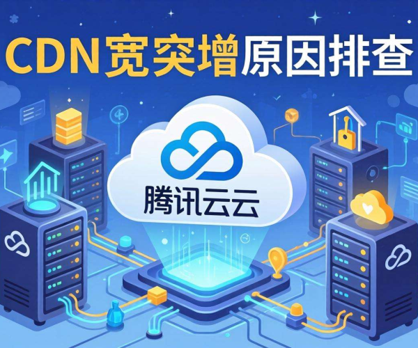 腾讯云CDN带宽突增原因排查步骤教程