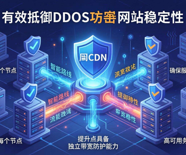 高防CDN流量牵引防护原理：直观图解呈现防护全流程