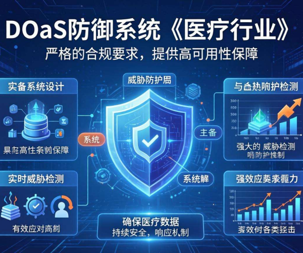 DDoS防御行业方案怎么选 医疗行业等保合规有特殊要求吗