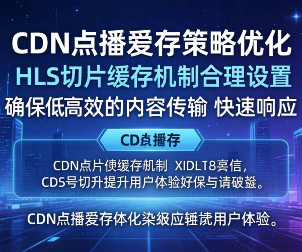 CDN点播缓存最合理策略：HLS切片缓存2026解析