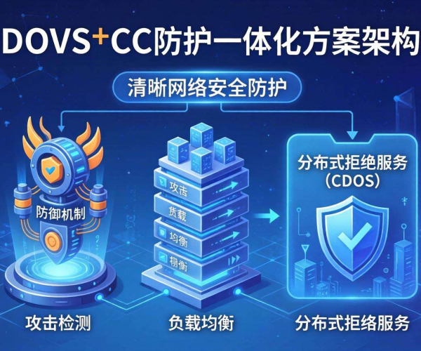 DDoS与CC防护一体化方案架构图解析及优势呈现
