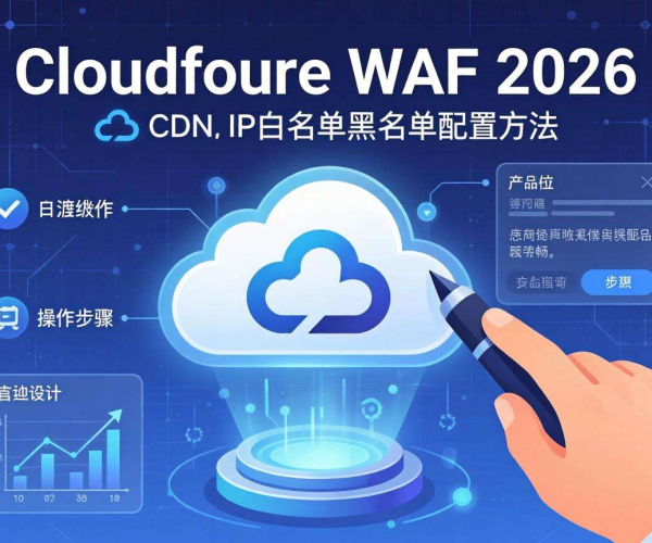 Cloudflare WAF 2026：CDN IP白名单与黑名单配置方法步骤