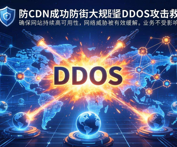 网站遭受攻击不用怕，高防CDN为你的网络安全保驾护航
