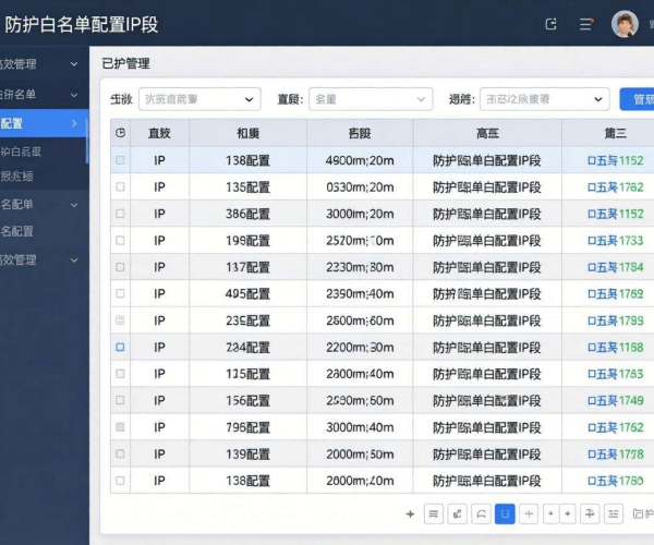 CC防护白名单配置IP段的方法与要点