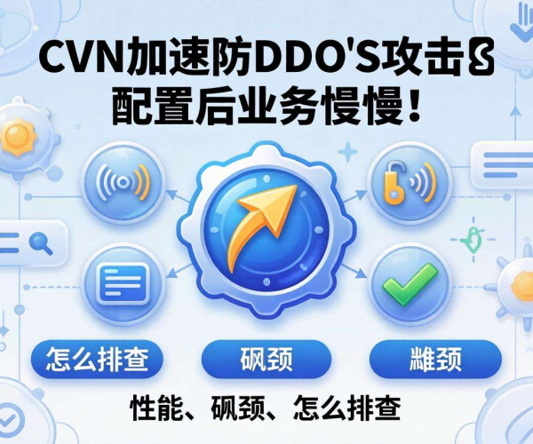 CDN加速防DDoS攻击配置后业务变慢？排查方法大揭秘